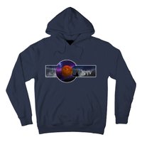 Colorado Flag Retro Mountains Wilderness Hoodie