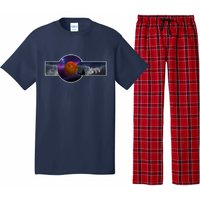 Colorado Flag Retro Mountains Wilderness Pajama Set