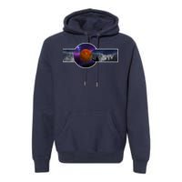 Colorado Flag Retro Mountains Wilderness Premium Hoodie