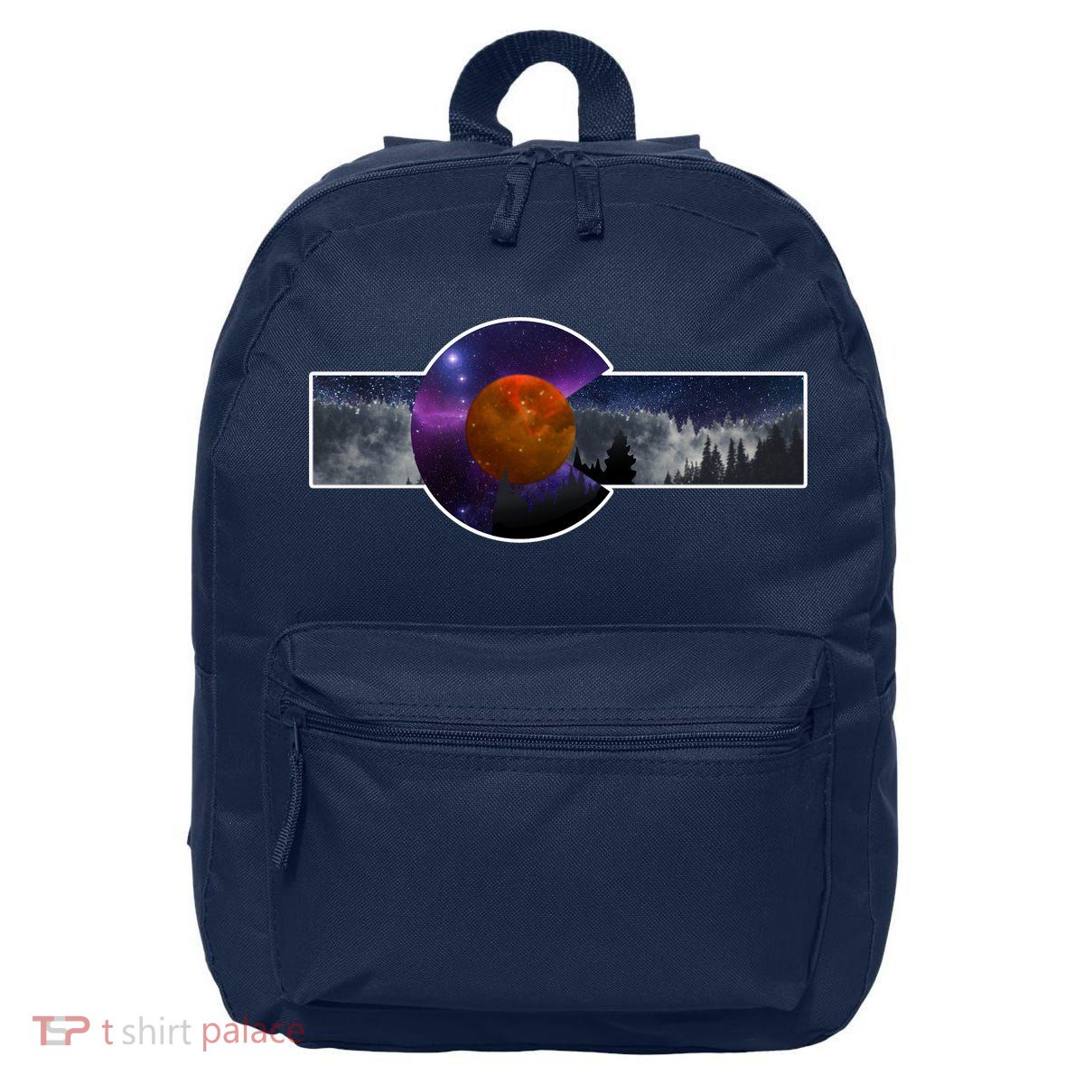 Colorado Flag Retro Mountains Wilderness 16 in Basic Backpack