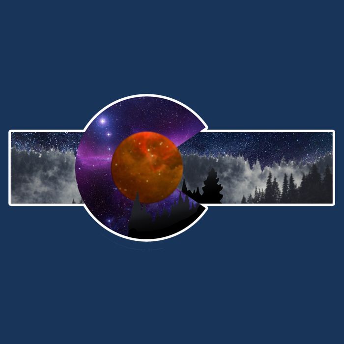 Colorado Flag Retro Mountains Wilderness Visor