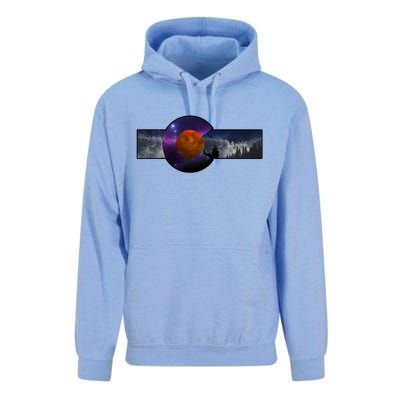 Colorado Flag Retro Mountains Wilderness Unisex Surf Hoodie