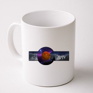 Colorado Flag Retro Mountains Wilderness Coffee Mug