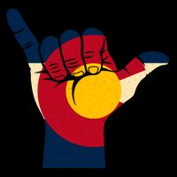 Colorado Flag Shake Hand Sign  Backpack