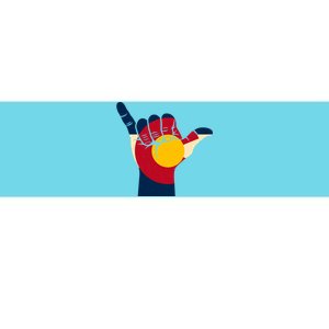 Colorado Flag Shake Hand Sign  Bumper Sticker