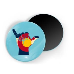 Colorado Flag Shake Hand Sign  Magnet