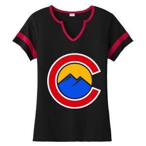 Colorado Hill Logo Ladies Halftime Notch Neck Tee