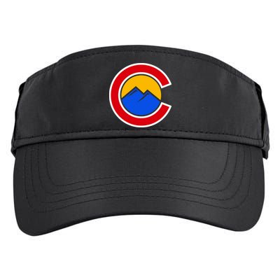 Colorado Hill Logo Adult Drive Performance Visor