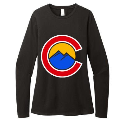 Colorado Hill Logo Womens CVC Long Sleeve Shirt