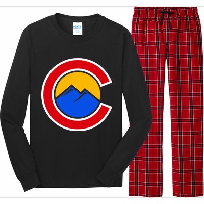 Colorado Hill Logo Long Sleeve Pajama Set