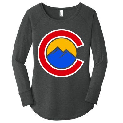 Colorado Hill Logo Women's Perfect Tri Tunic Long Sleeve Shirt