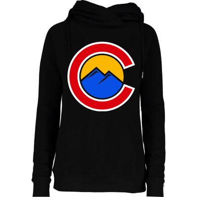 Colorado Hill Logo Womens Funnel Neck Pullover Hood