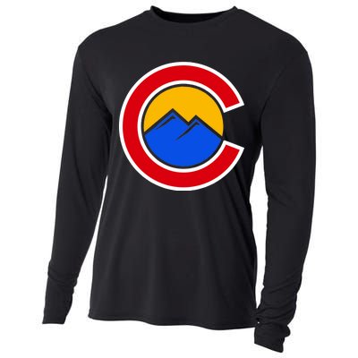 Colorado Hill Logo Cooling Performance Long Sleeve Crew