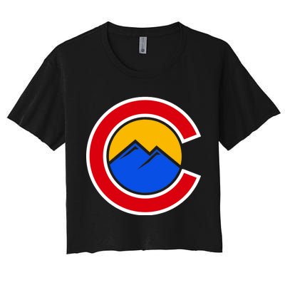 Colorado Hill Logo Women's Crop Top Tee