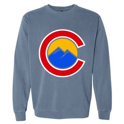 Colorado Hill Logo Garment-Dyed Sweatshirt