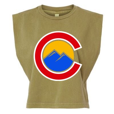 Colorado Hill Logo Garment-Dyed Women's Muscle Tee