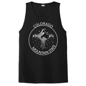 Colorado Mountain State Emblem PosiCharge Competitor Tank