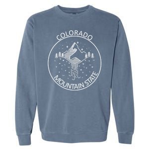 Colorado Mountain State Emblem Garment-Dyed Sweatshirt