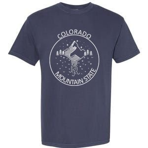 Colorado Mountain State Emblem Garment-Dyed Heavyweight T-Shirt