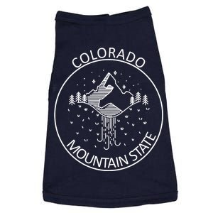 Colorado Mountain State Emblem Doggie Tank