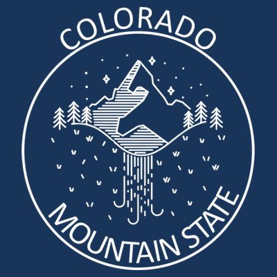 Colorado Mountain State Emblem T-Shirt