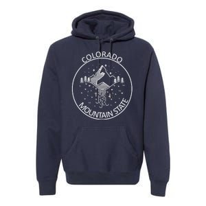 Colorado Mountain State Emblem Premium Hoodie