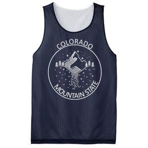 Colorado Mountain State Emblem Mesh Reversible Basketball Jersey Tank