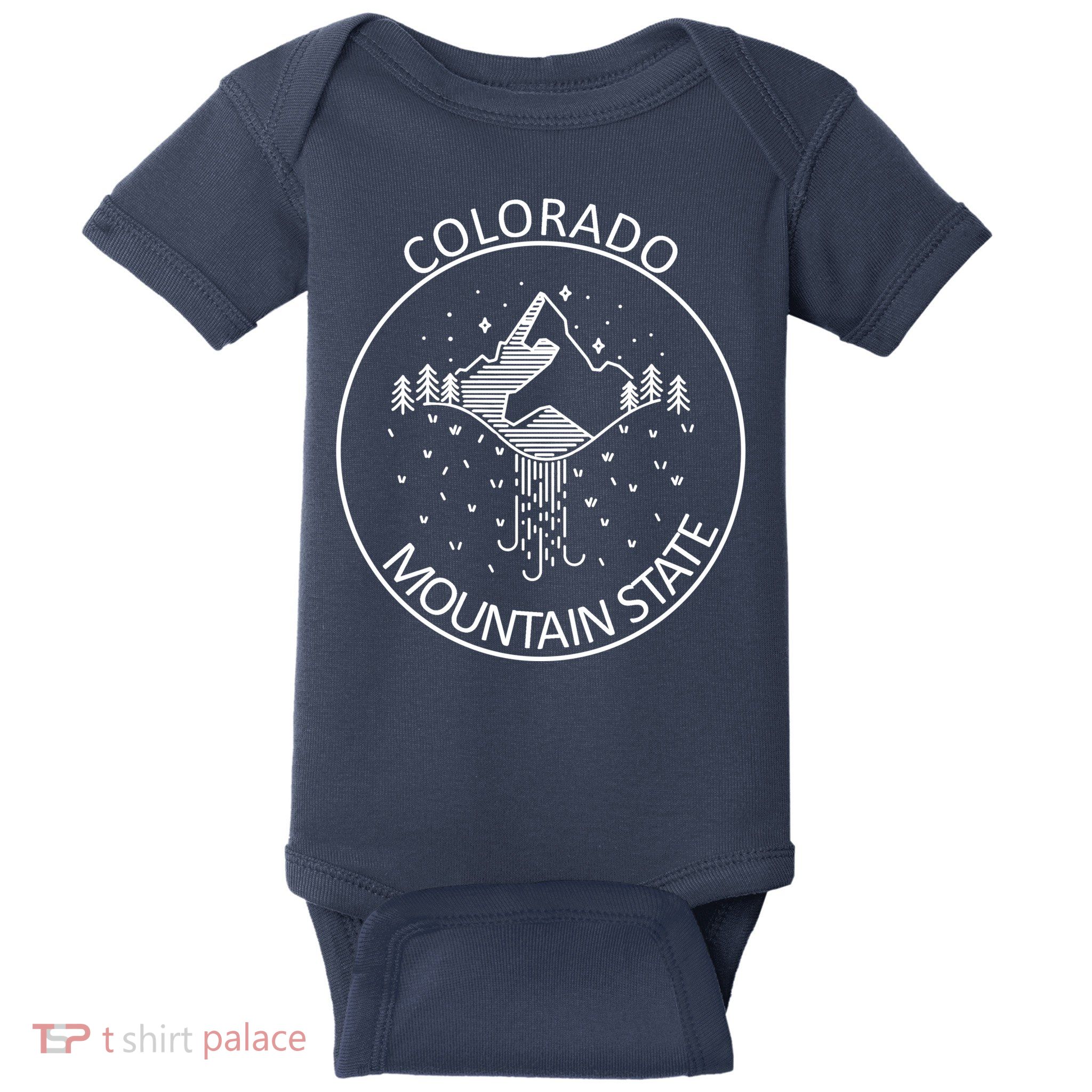 Colorado Mountain State Emblem Baby Bodysuit