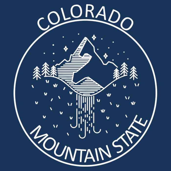 Colorado Mountain State Emblem Visor