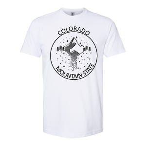 Colorado Mountain State Emblem Softstyle CVC T-Shirt