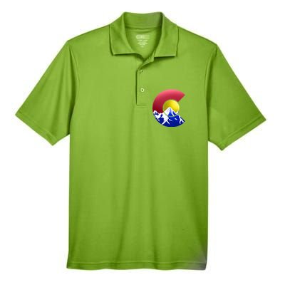 Colorado Mountains Men's Origin Performance Pique Polo