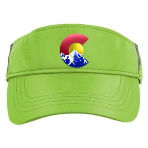 Colorado Mountains Adult Drive Performance Visor