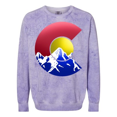 Colorado Mountains Colorblast Crewneck Sweatshirt