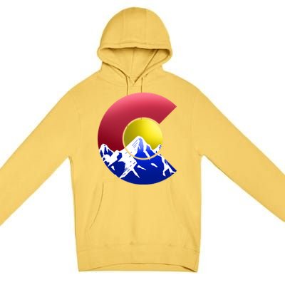 Colorado Mountains Premium Pullover Hoodie