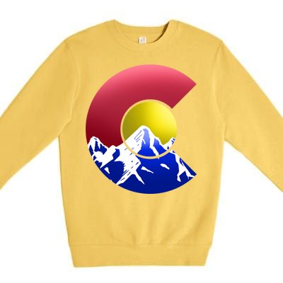 Colorado Mountains Premium Crewneck Sweatshirt