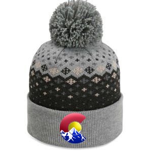 Colorado Mountains The Baniff Cuffed Pom Beanie