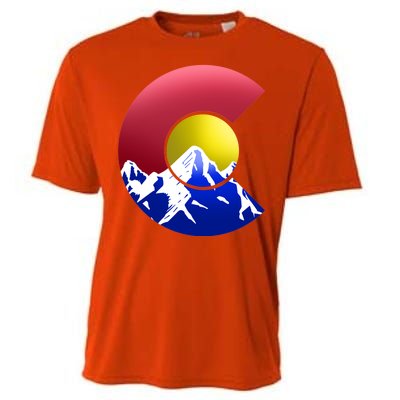 Colorado Mountains Cooling Performance Crew T-Shirt