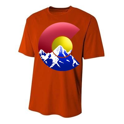 Colorado Mountains Performance Sprint T-Shirt