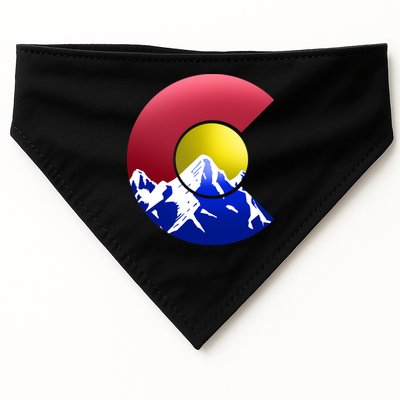 Colorado Mountains USA-Made Doggie Bandana