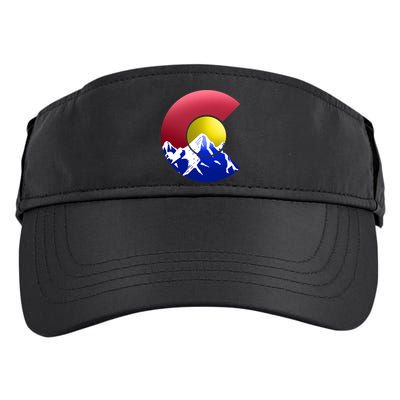 Colorado Mountains Adult Drive Performance Visor