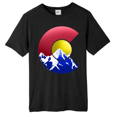 Colorado Mountains Tall Fusion ChromaSoft Performance T-Shirt