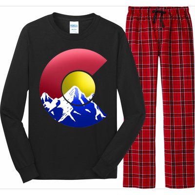 Colorado Mountains Long Sleeve Pajama Set