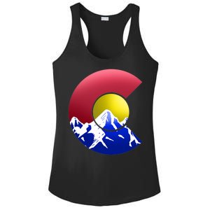 Colorado Mountains Ladies PosiCharge Competitor Racerback Tank