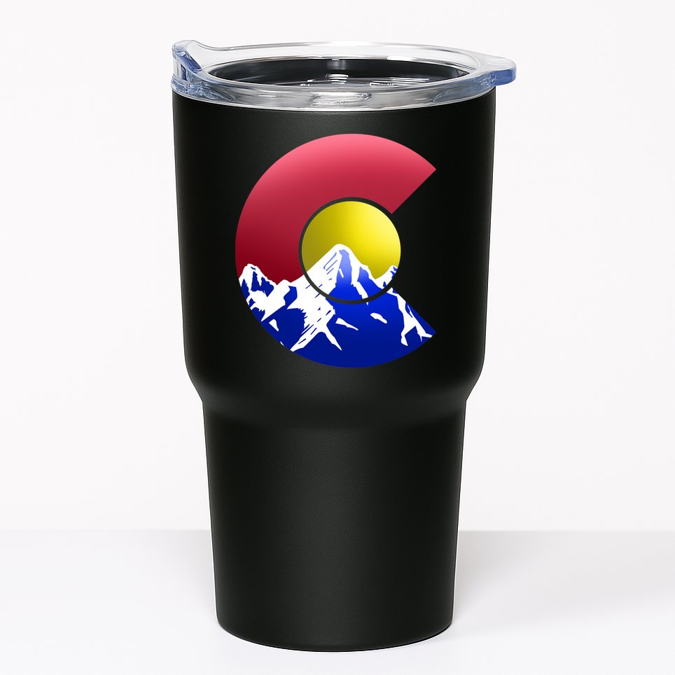 Colorado Mountains Tumbler