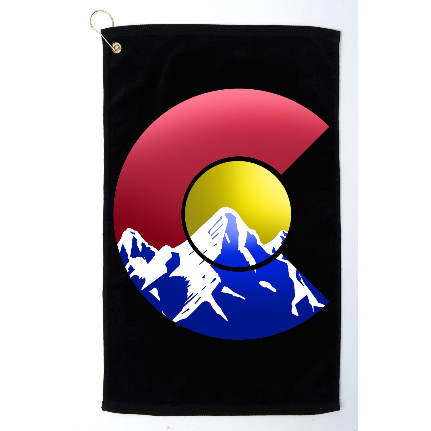 Colorado Mountains Golf Towel