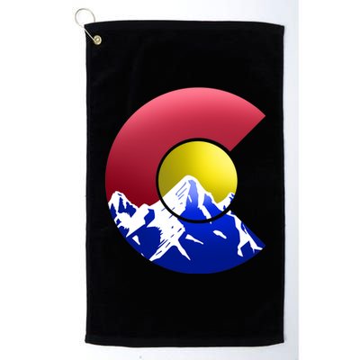 Colorado Mountains Platinum Collection Golf Towel