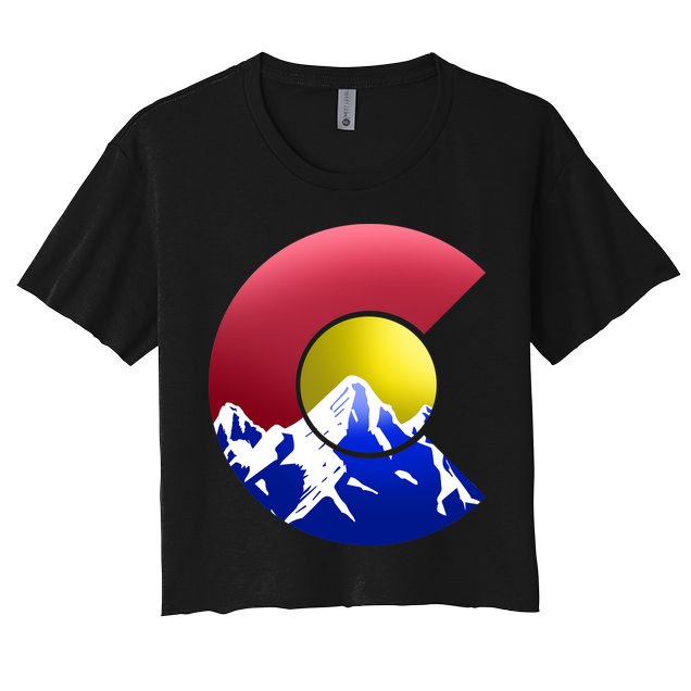 Colorado Mountains Crop Top