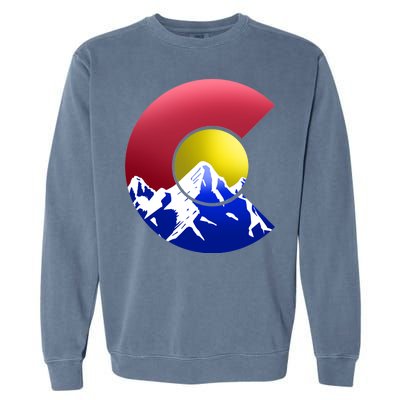 Colorado Mountains Garment-Dyed Sweatshirt