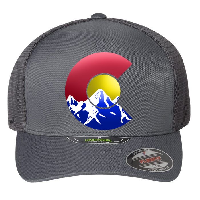 Colorado Mountains Flexfit Unipanel Trucker Cap