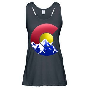 Colorado Mountains Ladies Essential Flowy Tank